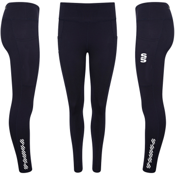 Performance Full Length Leggings : Navy