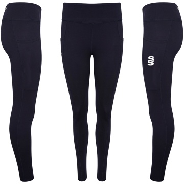 Performance Full Length Leggings : Navy